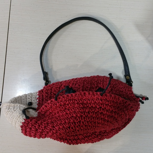 Woven Ladybug Hand Purse - Picture 7 of 8